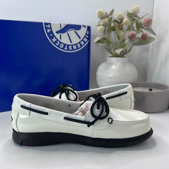 Birkenstock Tennessee Patent Leather Loafer Regular Fit Women's 5/EU 36 NWB FLAW - Picture 5 of 10